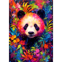 ENJOY Puzzle Hravé pandie mláďa 1000 dielikov