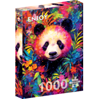 ENJOY Puzzle Hravé pandie mláďa 1000 dielikov