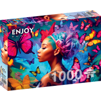 ENJOY Puzzle Kráľovná motýľov 1000 dielikov