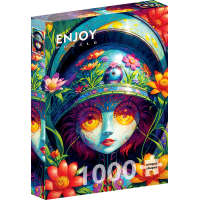 ENJOY Puzzle Kvetinová bojovníčka 1000 dielikov