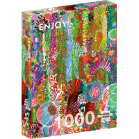 ENJOY Puzzle Kvetinový záves 1000 dielikov