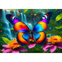ENJOY Puzzle Motýľ v lese 1000 dielikov