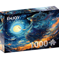 ENJOY Puzzle Noc čarodejníc 1000 dielikov