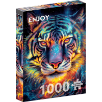 ENJOY Puzzle Odolnosť tigra 1000 dielikov