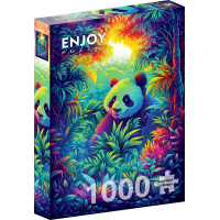 ENJOY Puzzle Pandí kútik 1000 dielikov