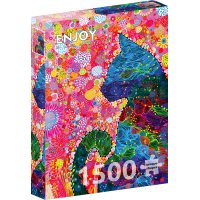 ENJOY Puzzle Túlavá mačka 1500 dielikov