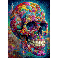 ENJOY Puzzle Podivná lebka 1000 dielikov