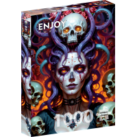 ENJOY Puzzle Temná čarodejnica 1000 dielikov