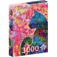 ENJOY Puzzle Túlavá mačka 3000 dielikov