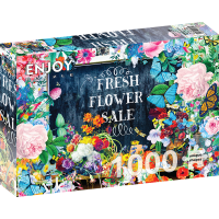 ENJOY Puzzle Výpredaj kvetov 1000 dielikov
