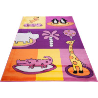 Detský koberec ZOO - ružový