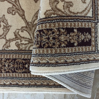 Kusový koberec NOBLE twigs - krémový/hnedý