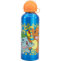 STOR Fľaša na pitie hliníková Pokémon 530 ml