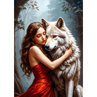 ENJOY Puzzle Dáma a vlk 1000 dielikov