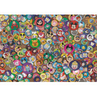 CLEMENTONI Puzzle Impossible Disney placky 1000 dielikov