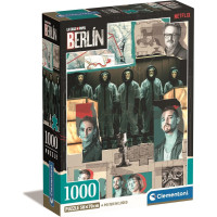 CLEMENTONI Puzzle La Casa de Papel Berlín: Ideme do akcie 1000 dielikov