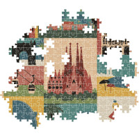 CLEMENTONI Puzzle Style in the City: Barcelona 1000 dielikov