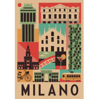 CLEMENTONI Puzzle Style in the City: Miláno 1000 dielikov