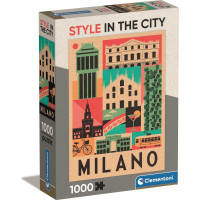 CLEMENTONI Puzzle Style in the City: Miláno 1000 dielikov