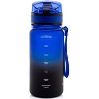 ASTRA Zdravá fľaša na vodu Aqua Pure 400 ml modro-čierna