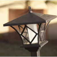 Solárna záhradná lampa - lampáš