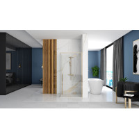 (KÓPIA) Sprchovací kút REA FARGO 80x100 - zlatý