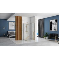 (KÓPIA) Sprchovací kút REA FARGO 80x100 - zlatý