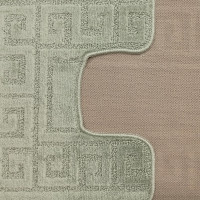 Súprava kúpeľňových predložiek s výrezom TÁŇA - greek - olivovo zelená