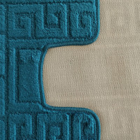 Súprava kúpeľňových predložiek s výrezom TÁŇA - greek - morská zelená