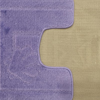 Súprava kúpeľňových predložiek s výrezom TÁŇA - sea - fialová