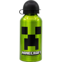 STOR Fľaša na pitie hliníková Minecraft 400ml