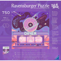 RAVENSBURGER Štvorcové puzzle Art & Soul: Astrologická jedáleň 750 dielikov