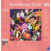RAVENSBURGER Štvorcové puzzle Art & Soul: Pozorovanie vtákov 750 dielikov