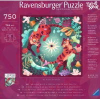 RAVENSBURGER Štvorcové puzzle Art & Soul: Zvieracie sny 750 dielikov