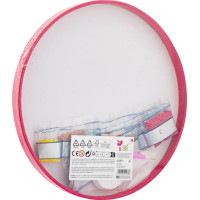 ALLTOYS Diamantové maľovanie Mandala 30 cm - ružová