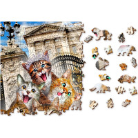 WOODEN CITY Drevené puzzle Mačiatka v Londýne 200 dielikov