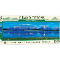 MASTERPIECES Panoramatické puzzle Grand Tetons National Park, Wyoming 1000 dielikov