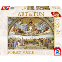 SCHMIDT Puzzle Art&Fun: Disputácia o Sviatosti oltárnej 2024, 1000 dielikov
