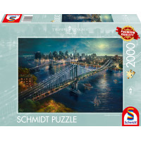 SCHMIDT Puzzle Mesiac nad Manhattanom 2000 dielikov