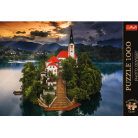 TREFL Puzzle Premium Plus Photo Odyssey: Bledské jazero 1000 dielikov