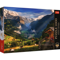TREFL Puzzle Premium Plus Photo Odyssey: Lauterbrunnen, Švajčiarsko 1000 dielikov