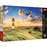 TREFL Puzzle Premium Plus Photo Odyssey: Maják Ost na ostrove Sylt 1000 dielikov