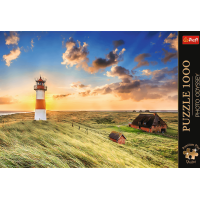 TREFL Puzzle Premium Plus Photo Odyssey: Maják Ost na ostrove Sylt 1000 dielikov