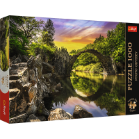 TREFL Puzzle Premium Plus Photo Odyssey: Rakotzov most v Kromlau 1000 dielikov