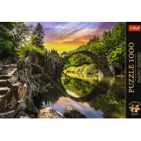 TREFL Puzzle Premium Plus Photo Odyssey: Rakotzov most v Kromlau 1000 dielikov