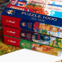 TREFL Puzzle Premium Plus Tea Time: Domov pre včielky 1000 dielikov