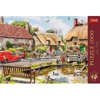 TREFL Puzzle Premium Plus Tea Time: Leto na dedine 1000 dielikov