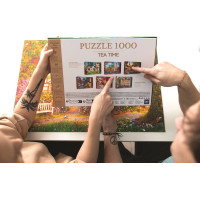 TREFL Puzzle Premium Plus Tea Time: Leto na dedine 1000 dielikov