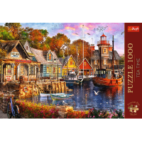 TREFL Puzzle Premium Plus Tea Time: Prístav pri mori 1000 dielikov