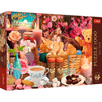 TREFL Puzzle Premium Plus Tea Time: Všetko pekné 1000 dielikov